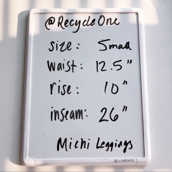 Michi Aura Pocket Leggings Rose Quartz Small NWT - Picture 16 of 16